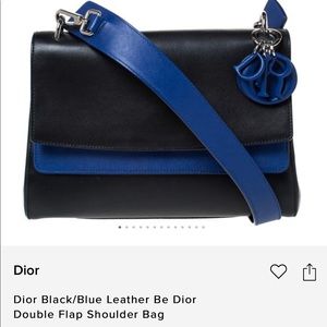Dior double flap handbag